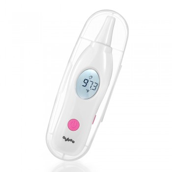 Ayboo Baby Digital Ear Thermometer, Multi-Function Infrared Thermometer for Baby, Kids and Adults with Fever Indicator, CE and FDA Approved