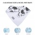 Ayboo Baby Bandana Drool Bibs, 8 Pack Infant Bibs - Baby Gift Set for Drooling and Teething, Organic Cotton, Soft and Absorbent, Hypoallergenic Bibs for Boys & Girls (Style 1)